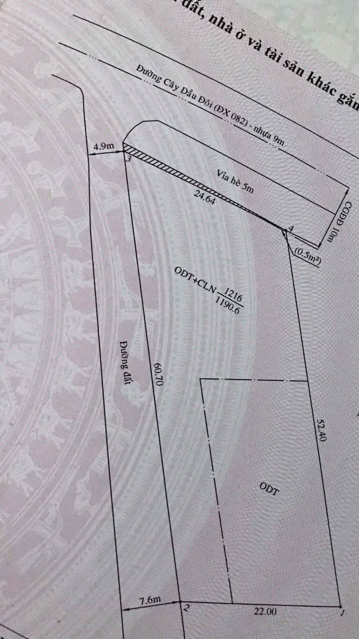 Đất nền mặt tiền Dx082 Định Hòa 1191m² - Đầu tư sinh lời tuyệt vời!