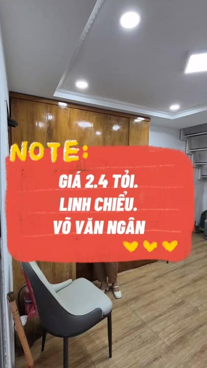 Nhà 3 tầng đẹp 17m² tại phường Linh Chiểu, giá 2.4 tỷ - Đầu tư sinh lời!