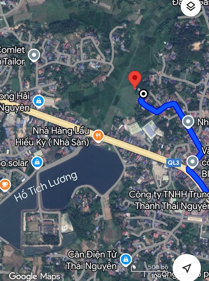 Đất nền 275m² Tích Lương - Mặt tiền 30m, giá 1 tỷ - Cơ hội đầu tư hấp dẫn!