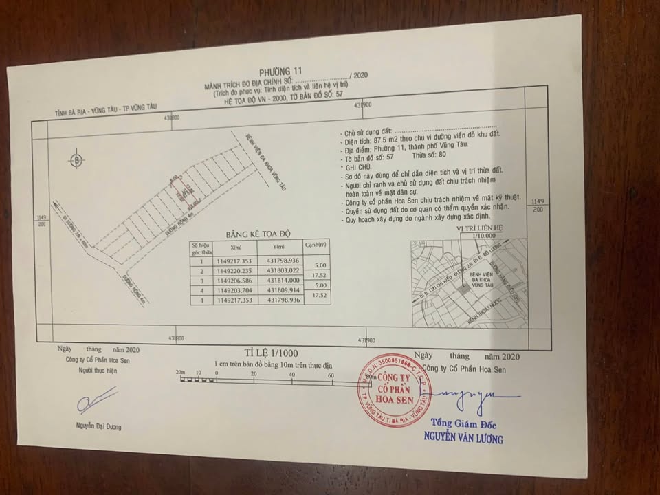 Đất trồng cây 87.5m² gần Bệnh viện mới Vũng Tàu - Hướng Đông, giá tốt thương lượng!