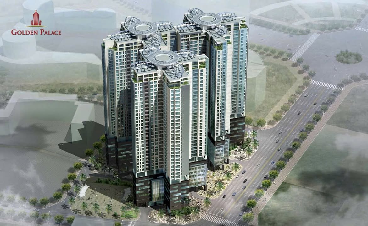 Căn hộ Golden Palace Mễ Trì 162m² giá 12 tỷ - Siêu phẩm 4 phòng ngủ, 3 mặt thoáng!