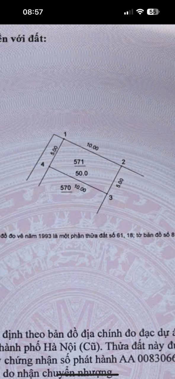 Đất nền Đàm Quang Trung Long Biên 50m² - Cơ hội đầu tư hiếm có!