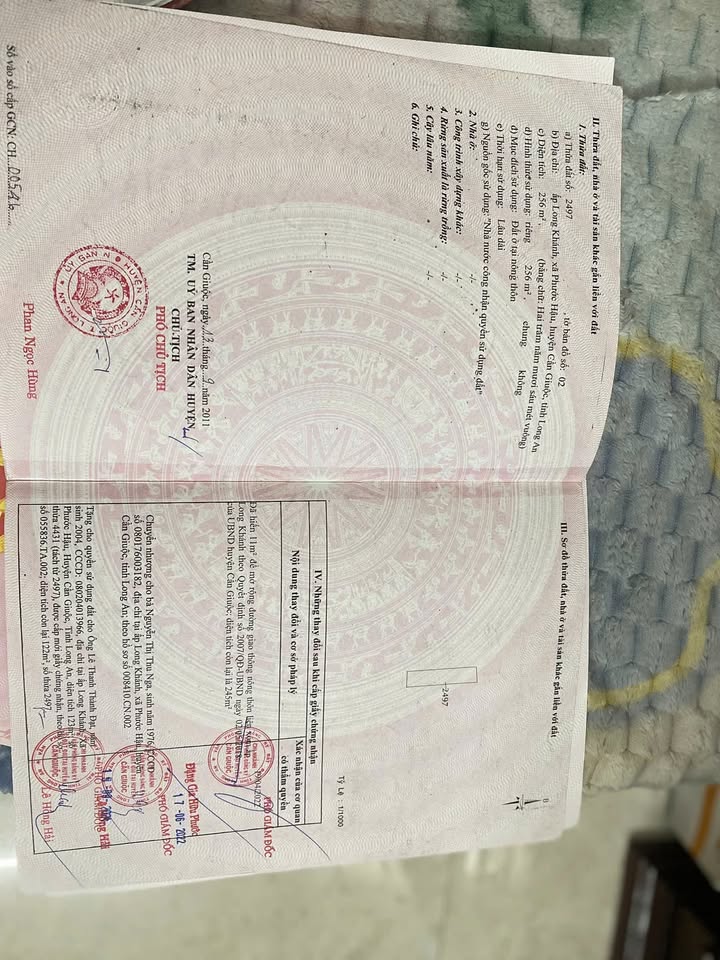 Đất thổ cư 123m² tại Long Khánh, Cần Giuộc chỉ 1.2 tỷ - Giá tốt, pháp lý rõ ràng!