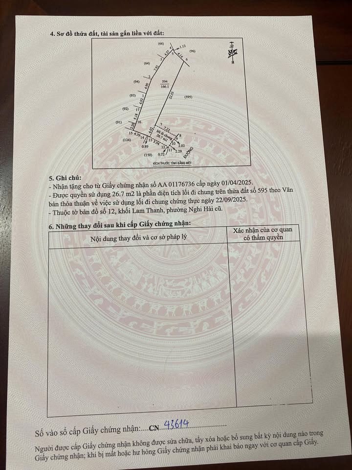 Đất công nghiệp Nghi Hải Vinh 166m² giá 1.23 tỷ - Cơ hội đầu tư tuyệt vời!