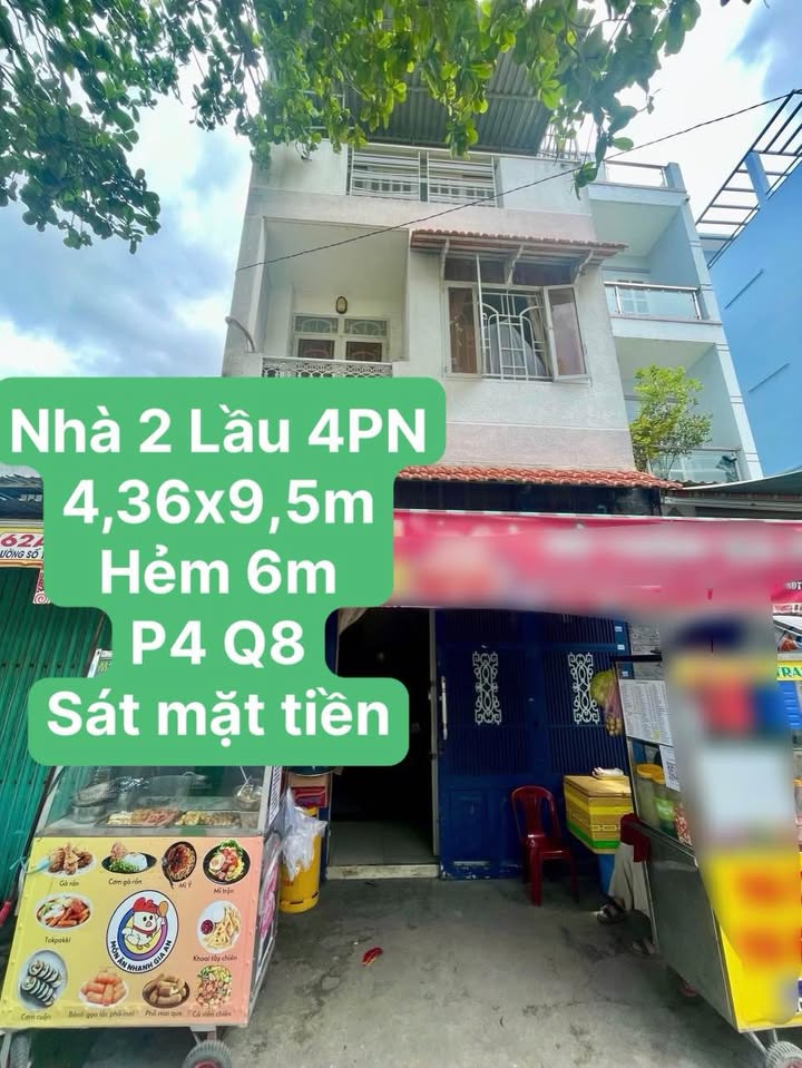 Nhà bán mặt tiền đường số phường 4, quận 8, diện tích 160m² - Khu dân trí cao, vào ở ngay!