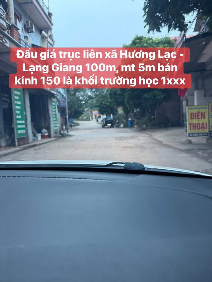 Đất nền Hương Lạc Lạng Giang 100m² giá 1 tỷ - Đầu tư sinh lời ngay!