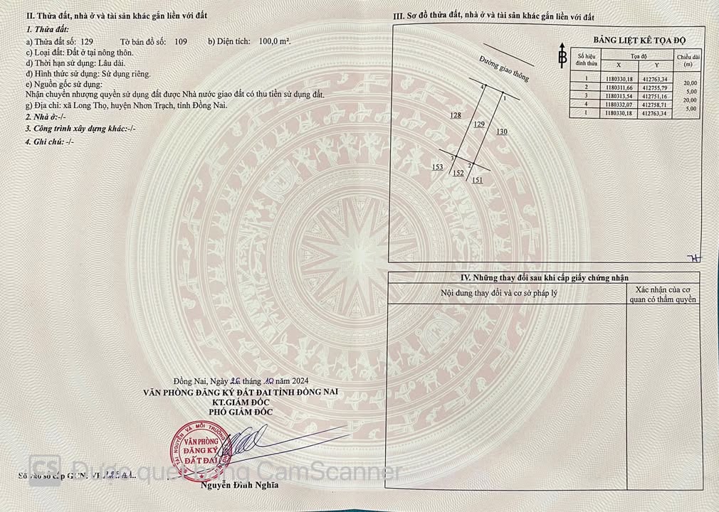 Đất nền dự án Long Thọ, Nhơn Trạch 100m² - Chính chủ cần bán gấp!