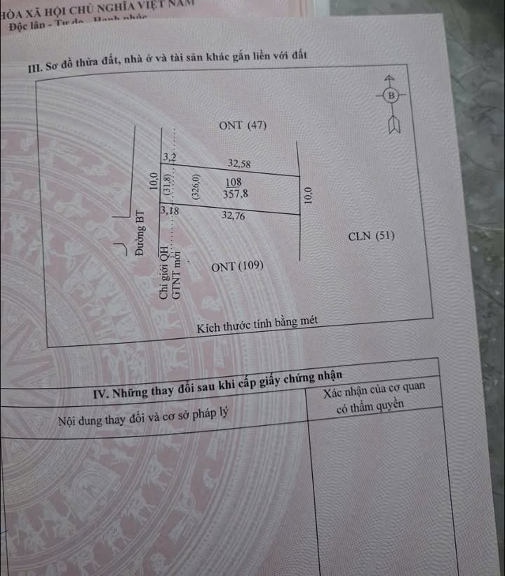 Đất thổ cư Diễn Lâm 357,8m² giá 1,5 tỷ - Gần khu du lịch hấp dẫn!