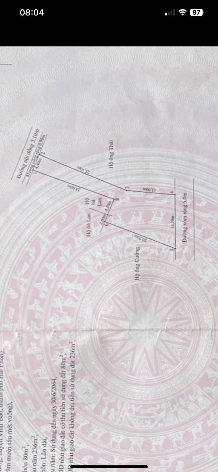 Đất nền Vĩnh Bảo Hải Phòng 131m² - Cơ hội đầu tư hấp dẫn!