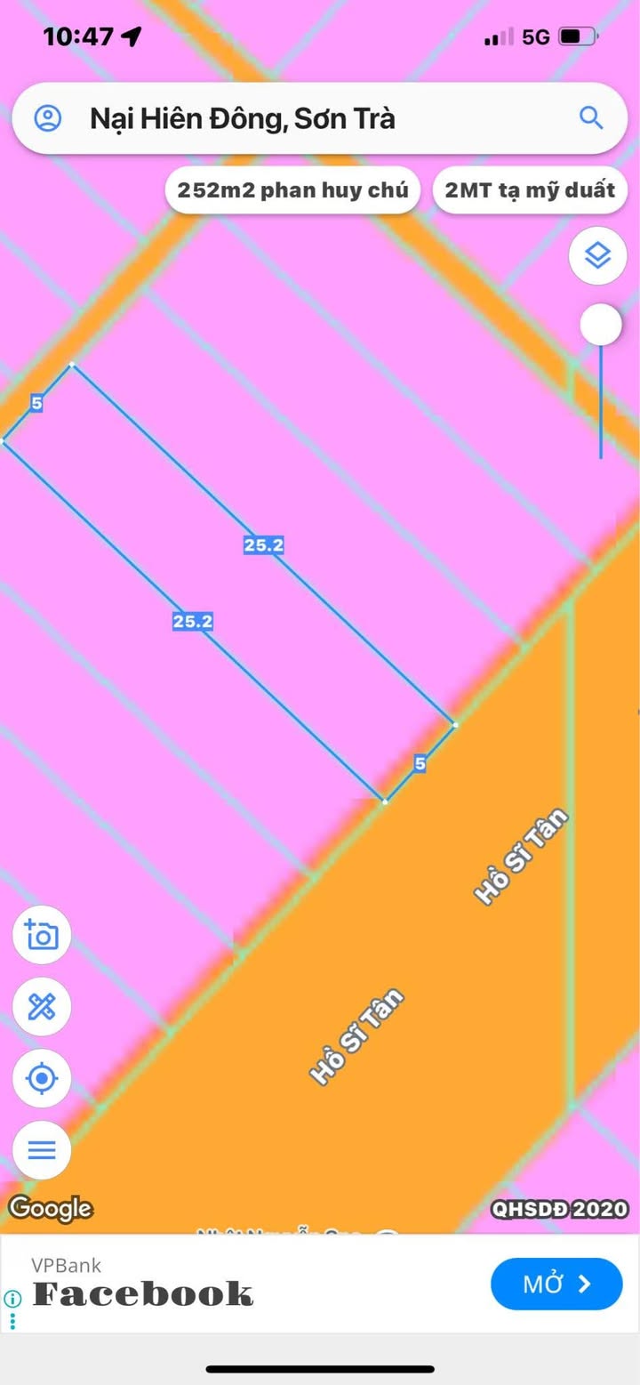 Đất mặt tiền Hồ Sỹ Tân 126m² giá 9 tỷ - Cơ hội đầu tư tuyệt vời!