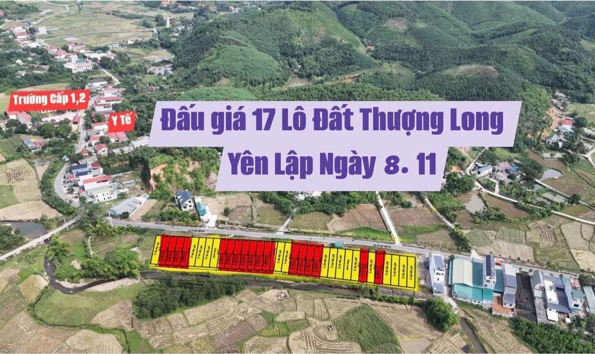 Đất nền Thượng Long - Yên Lập 150m² giá 405 triệu - Cơ hội đầu tư hấp dẫn!