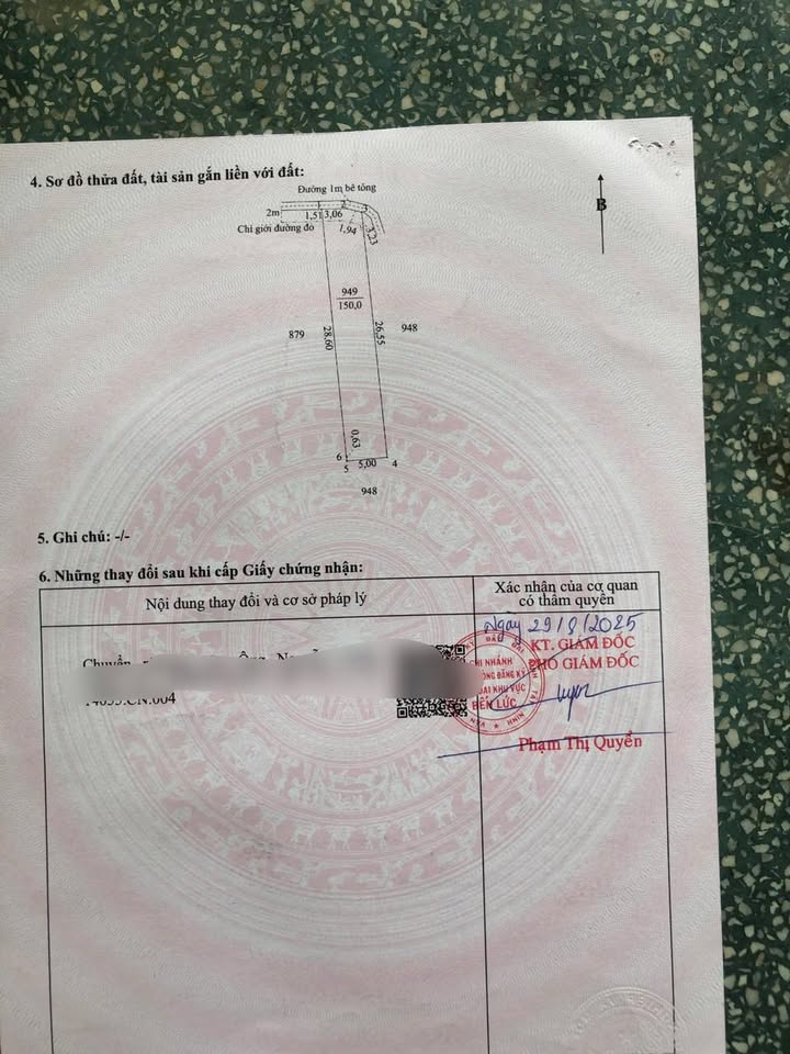 Đất nền Tân Bửu, Bến Lức, 150m² giá 1.5 tỷ - Cơ hội đầu tư tuyệt vời!