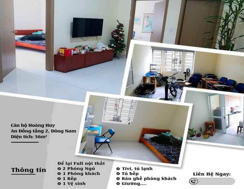 Căn hộ Hoàng Huy An Đồng 56m² giá thỏa thuận - Chính chủ bán gấp!