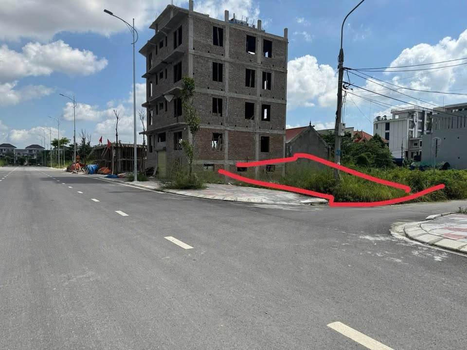 Đất lô góc mặt đường Đỗ Mười Thủy Nguyên 100,7m² - Đầu tư sinh lời nhanh!