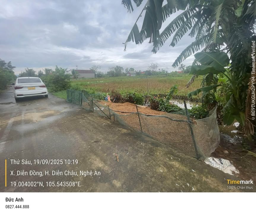 Đất đẹp tại xã Diễn Đồng, Diễn Châu 243m² giá thỏa thuận - Mặt tiền 9m đường ô tô