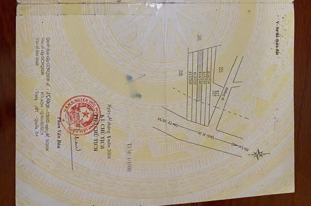 Bán mặt tiền Quốc lộ 20, Ninh Gia, Đức Trọng, Lâm Đồng - 220m² giá chỉ 3.75 tỷ!