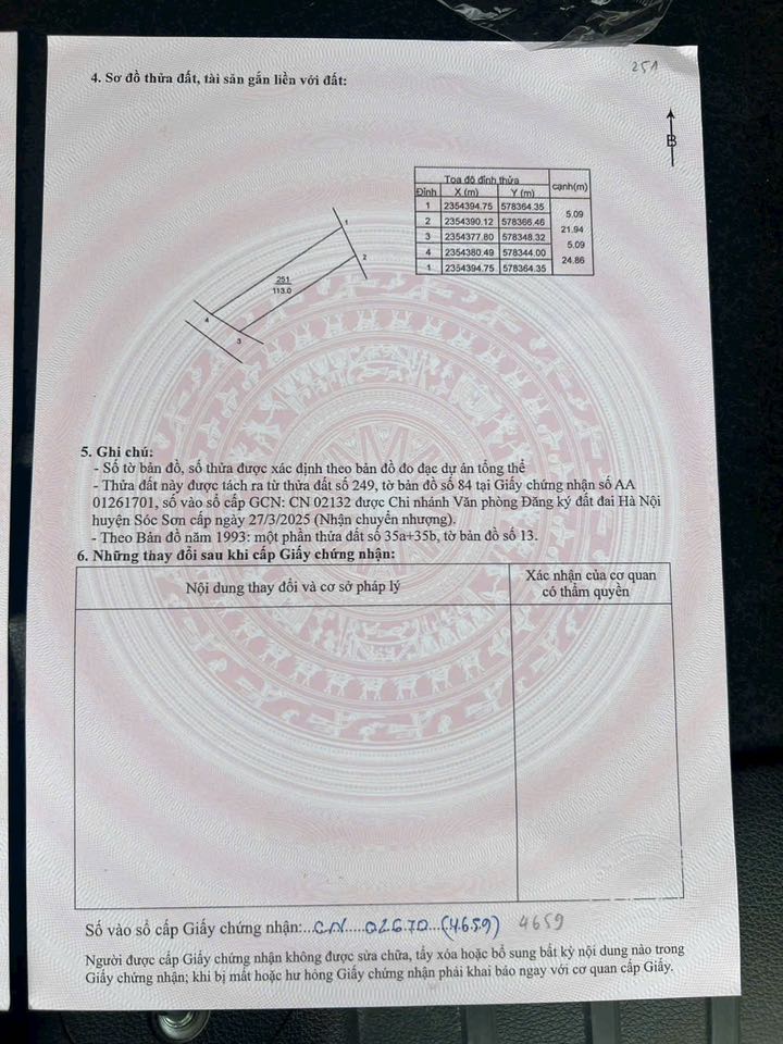 Đất nền Kim Anh, Thanh Oai 113m² - Vị trí đắc địa, giá thỏa thuận!