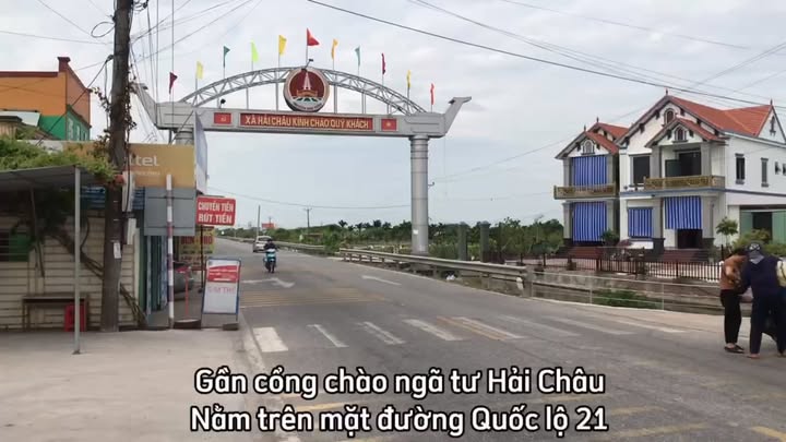 Bán lô đất đường Quốc lộ 21, xã Hải Châu, 150m² - Vị trí đẹp, kinh doanh thuận lợi!
