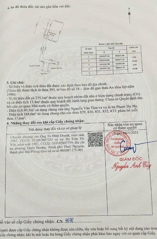 Đất nền TDP Hà Nhuận, An Phong, 60,5m² giá chỉ 599 triệu - Cơ hội đầu tư tuyệt vời!