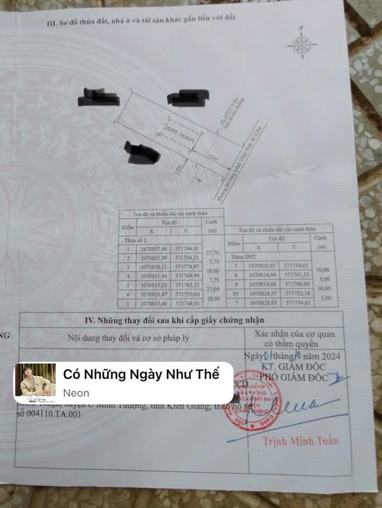 Đất nền thổ cư 300m² tại xã Thạnh Yên, U Minh Thượng - Giá chỉ 1.05 tỷ!