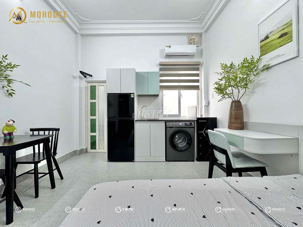 Căn hộ Studio Đường Đồng Đen 25m² giá 5.7 triệu - Máy giặt riêng, nội thất cao cấp!