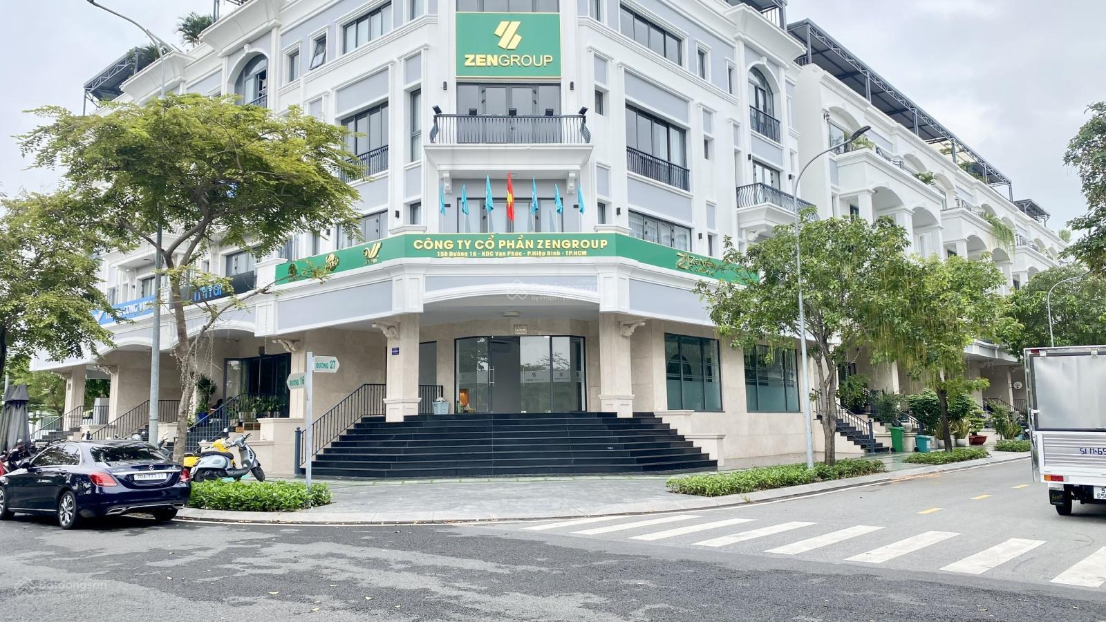 Cho thuê văn phòng 154m² - Khu đô thị Vạn Phúc, Thủ Đức - Không gian thoáng mát hướng sông