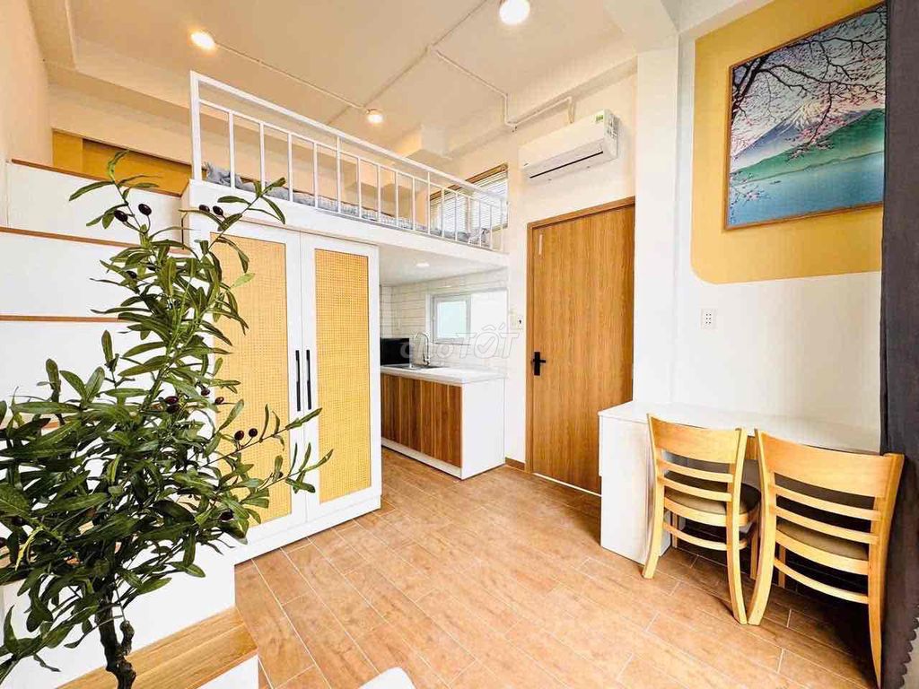 Phòng cho thuê Duplex Bình Long 30m² giá 4.1 triệu - Full nội thất tiện nghi ngay Aeon Mall!