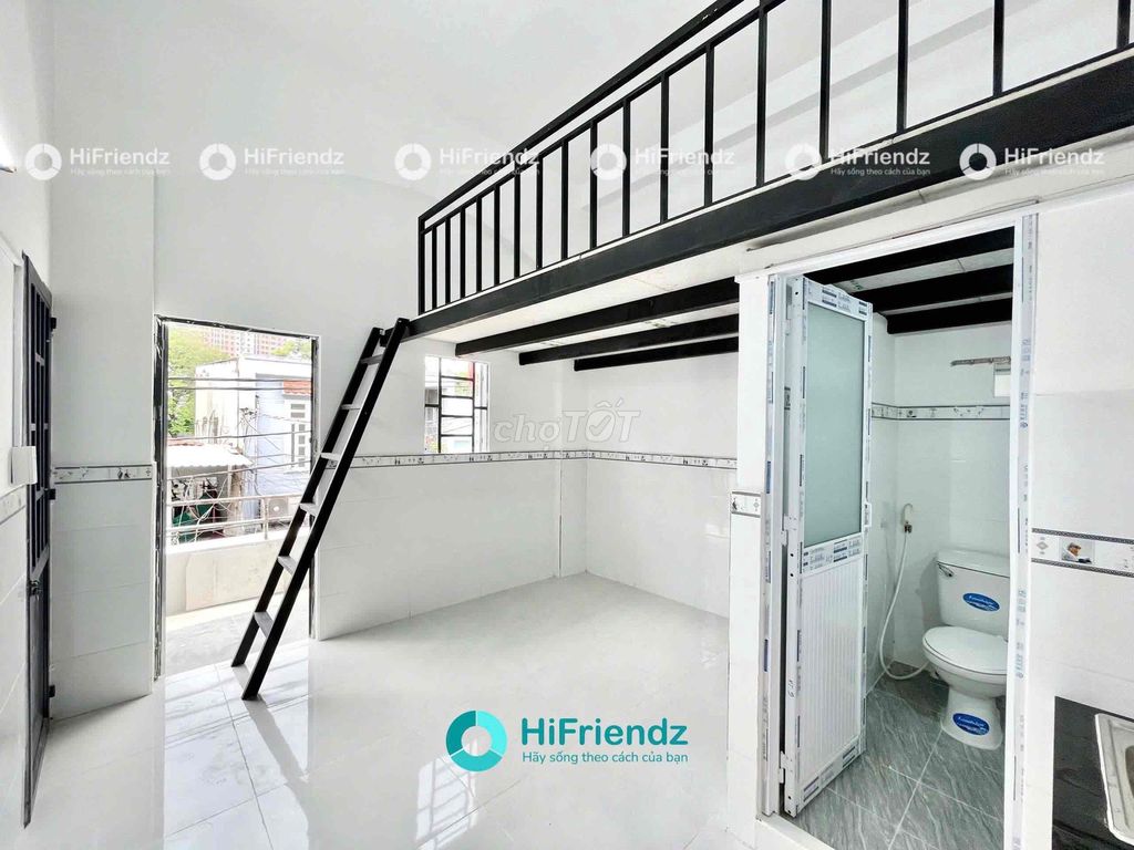 Căn hộ Duplex ban công mới xây 30m² giá 3.1 triệu - Thiết kế thoáng mát, giờ giấc tự do!