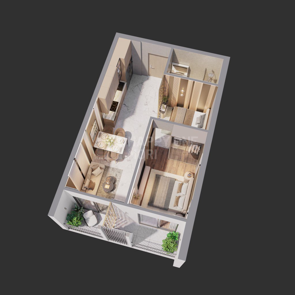 Căn hộ Happy One Mori Lái Thiêu 37m² giá chỉ 1.43 tỷ - Nhiều tiện ích vượt trội!