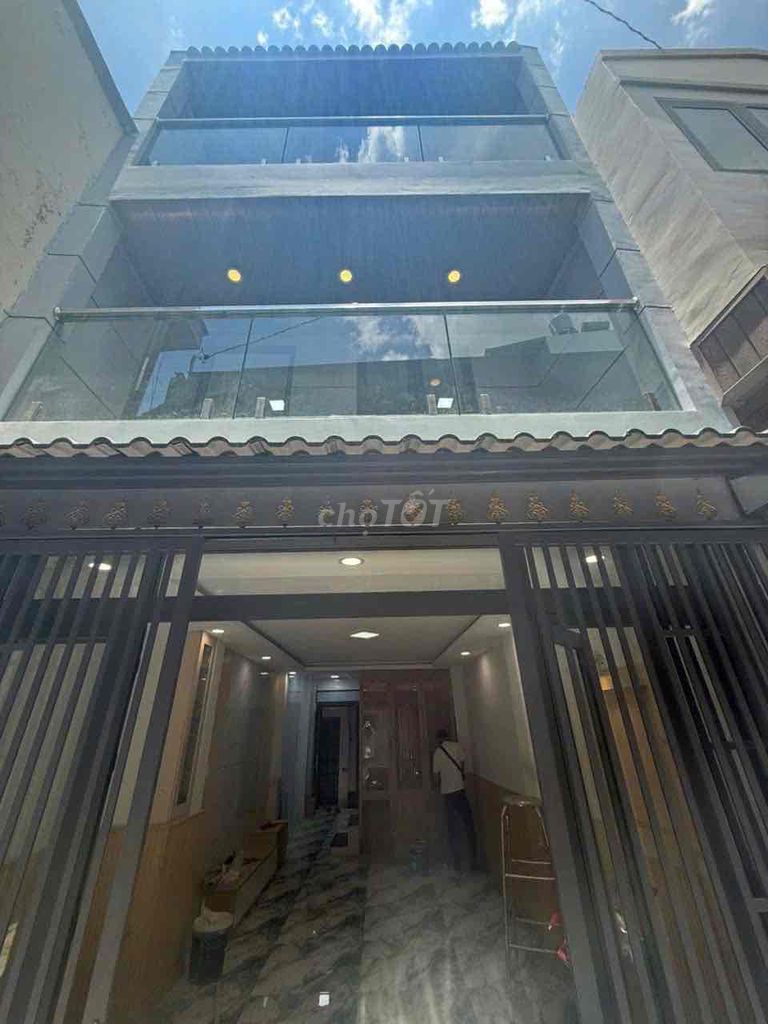 Nhà mới bán Dương Bá Trạc, P2, Q8 - 48.4m², 4 phòng ngủ - Sổ hồng riêng, hoàn công đầy đủ!