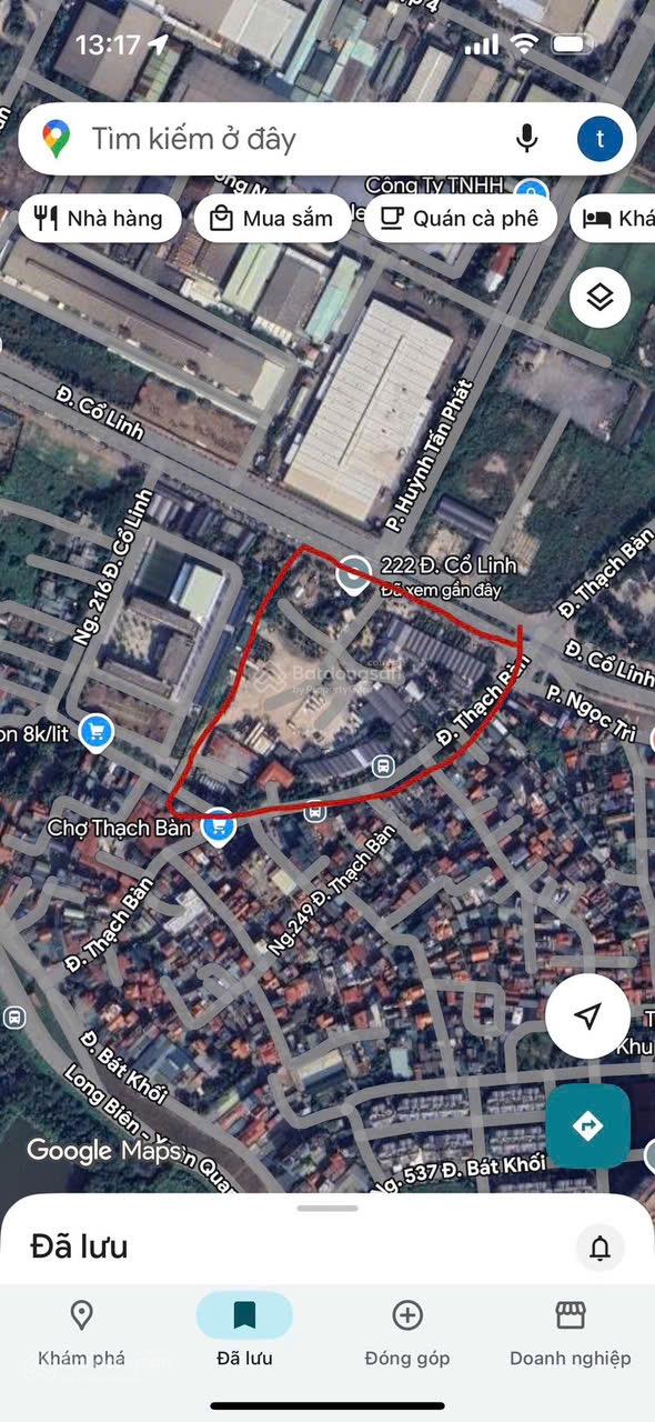 Đất cho thuê lô góc ngã tư Cổ Linh, Thạch Bàn 20.000m² - Giá ưu đãi chỉ 50.000/m²!