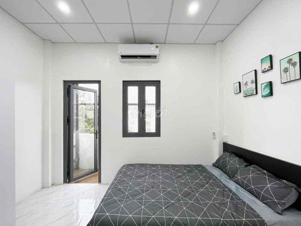 Studio ban công 35m² gần Công viên Gia Định, Đại học Gia Định - Full nội thất, sẵn sàng vào ở!