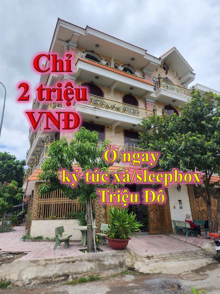 Biệt thự Ký túc xá Bình Thạnh 45m² giá 2.2 triệu - Full nội thất, không chung chủ!