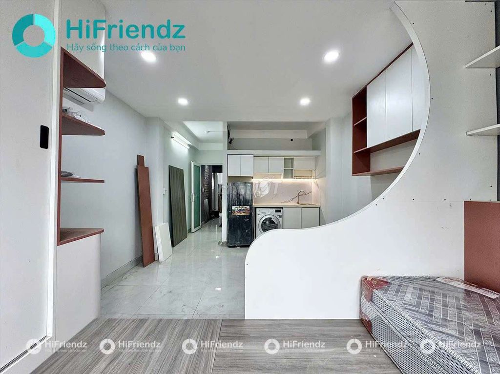 Phòng cho thuê Studio Bình Thạnh 35m² giá 6.7 triệu - Nội thất đầy đủ, tiện nghi hiện đại!