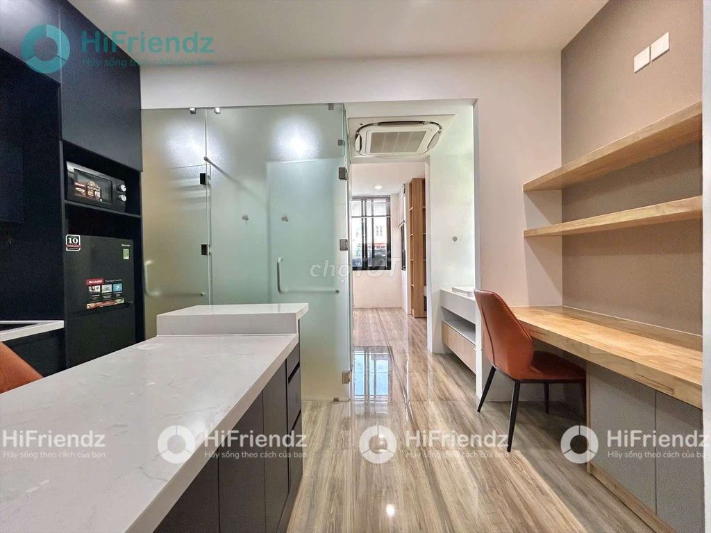 Căn hộ dịch vụ 1PN Hoàng Việt 40m² giá 12.5 triệu - Full nội thất hiện đại!