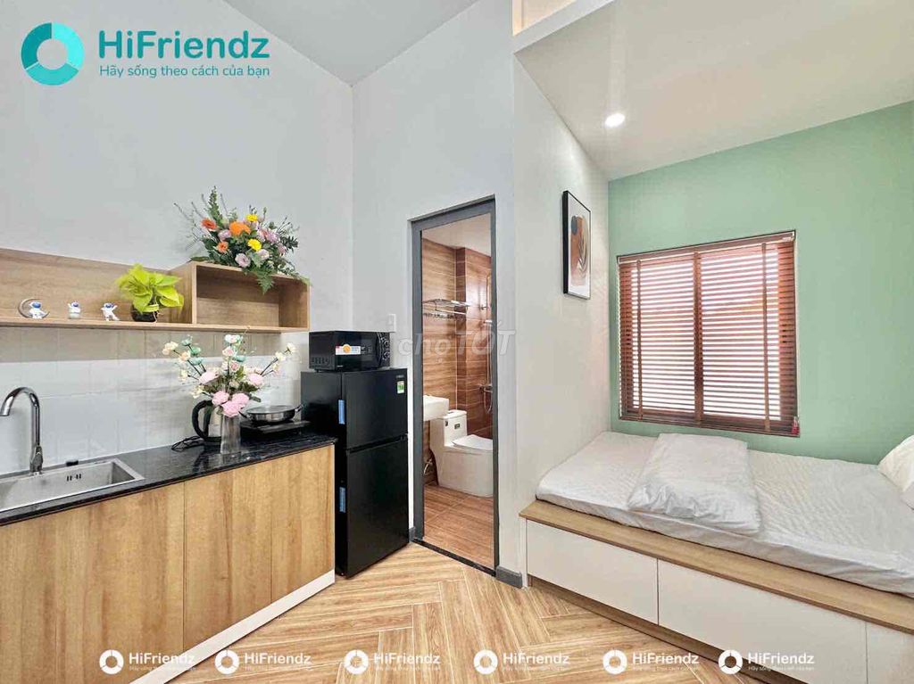 Studio Trường Thạnh Quận 9 23m² giá 5 triệu - Thiết kế hiện đại, không gian thoáng mát!