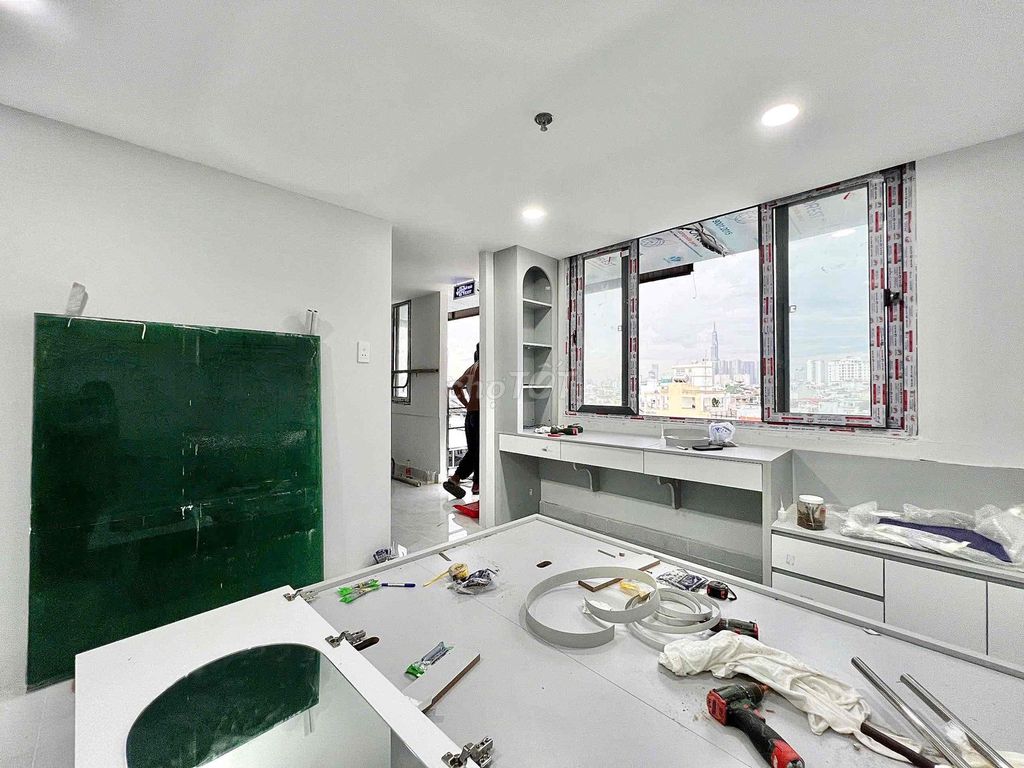 Phòng cho thuê 28m² ngay trung tâm quận Bình Thạnh - Thiết kế hiện đại, tiện nghi đầy đủ!