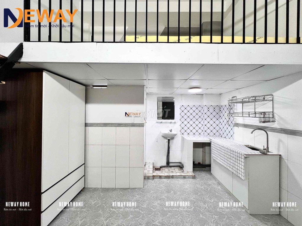 Phòng cho thuê gác cao 25m² giá 3.2 triệu - Full nội thất ngay AEON Tân Phú!