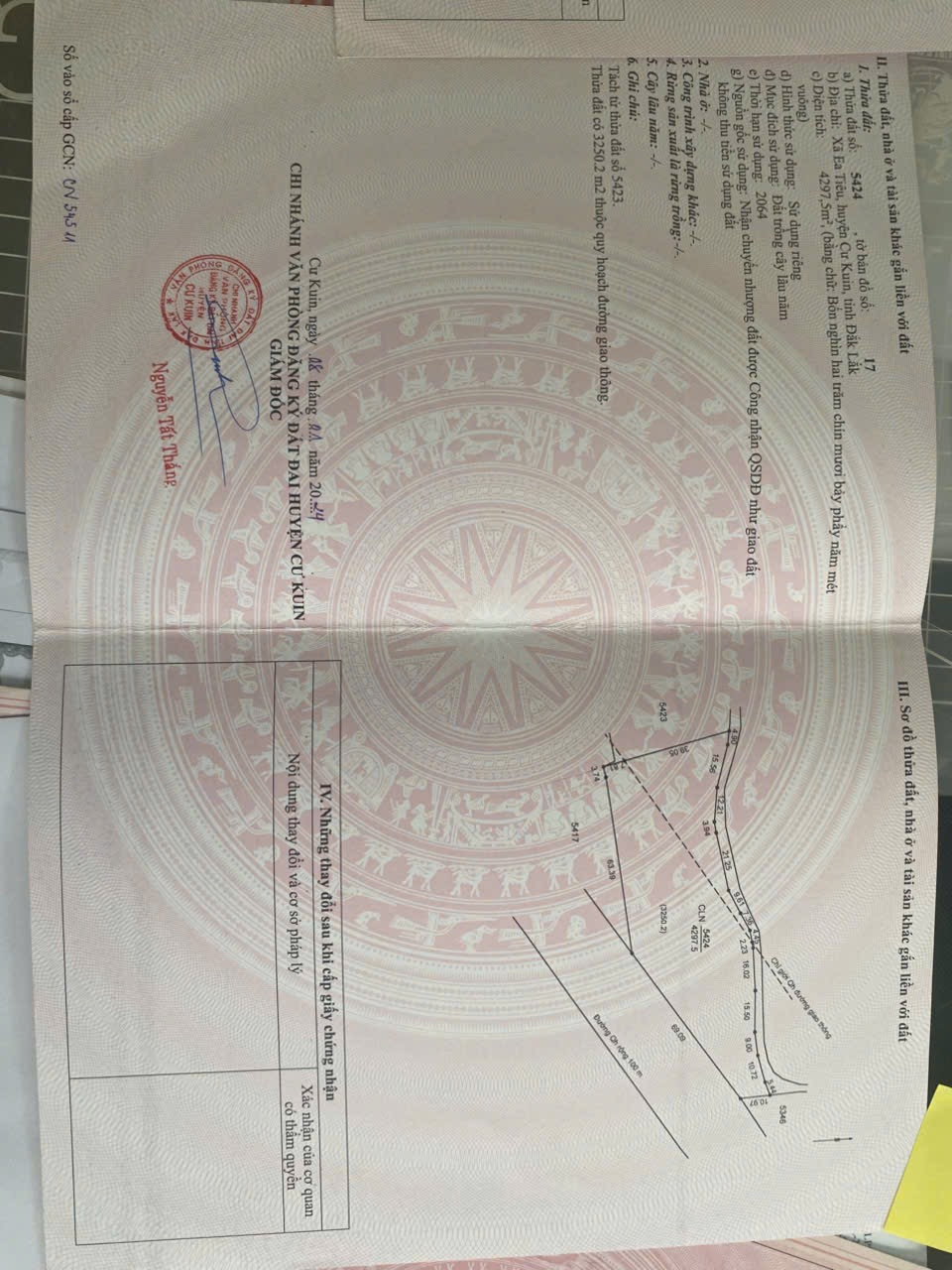 Đất 4.297m² xã Ea Ktur giá 5 tỷ - Cơ hội đầu tư hấp dẫn!