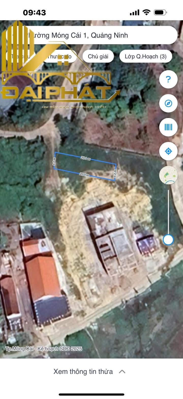 Đất nền mặt ngõ Trần Quang Khải Móng Cái 104m² giá 1.3 tỷ - Vị trí trung tâm thuận lợi!