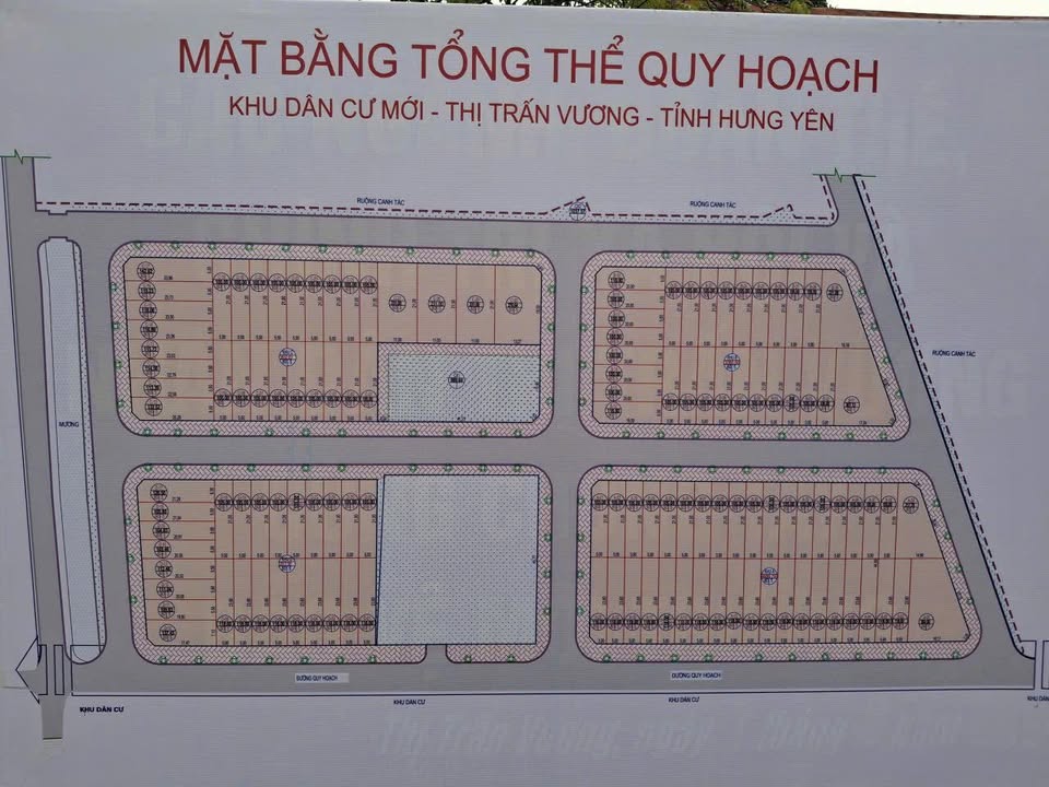 Đất nền Khu dân cư mới Hoàng Hoa Thám, Hưng Yên 100m² giá 1.8 tỷ - Cơ hội đầu tư hấp dẫn!