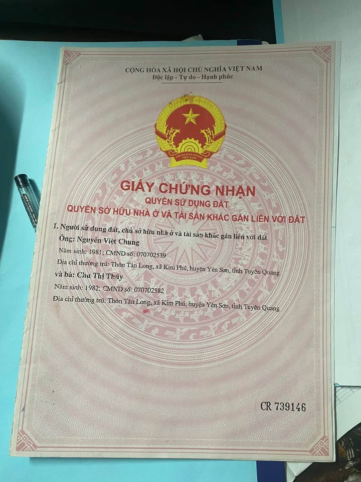 Nhà 2 tầng Tổ dân phố Kim Phú 7, Minh Xuân, Tuyên Quang 600m² - Đầu tư sinh lời hấp dẫn!