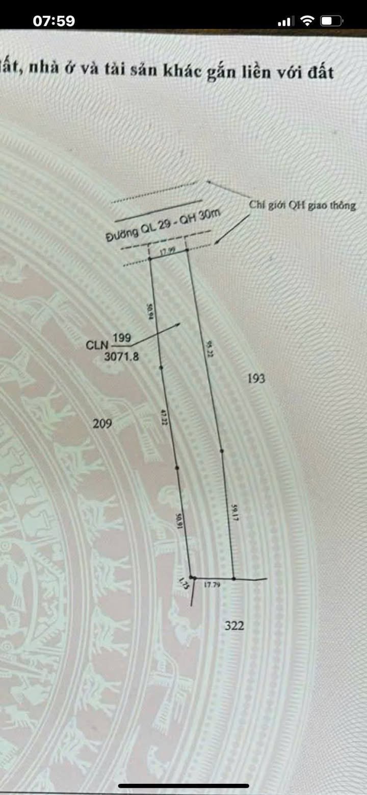 Đất thổ cư 1.08ha tại Quốc lộ 29, Krông Năng - Sổ hồng chính chủ, giá thỏa thuận!