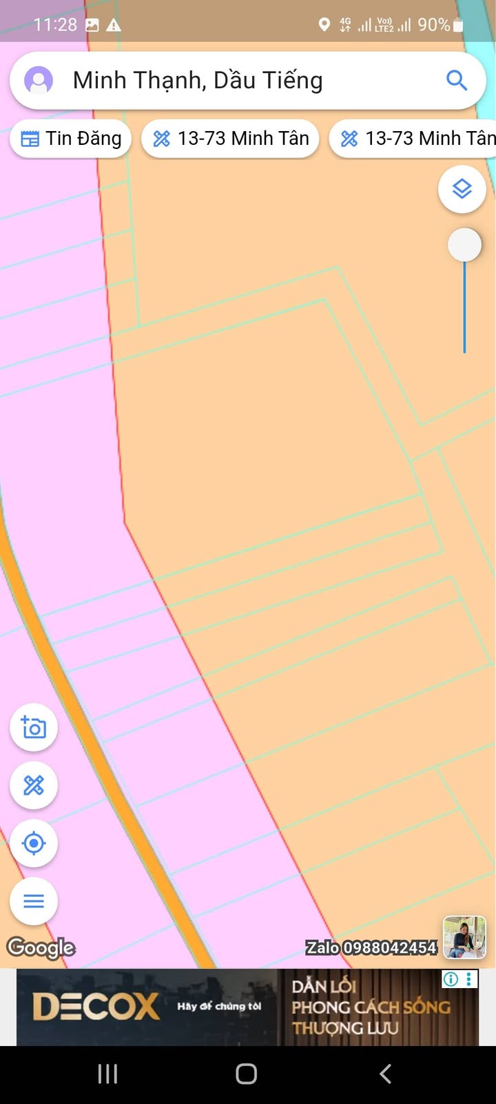 Đất nền Dầu Tiếng 1600m² giá 1.5 tỷ - Mặt tiền đường nhựa thuận lợi!