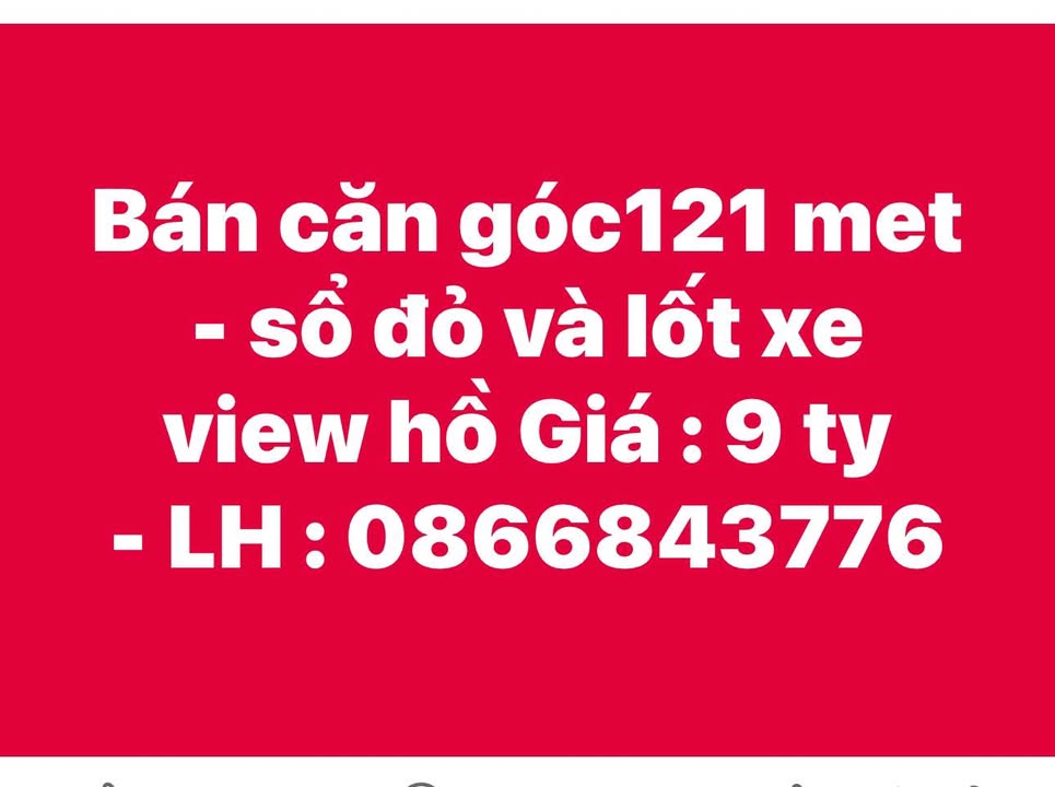 Căn hộ chung cư góc 3 phòng ngủ Xuân Đỉnh 121m² giá 9 tỷ - Giao nhà ngay!