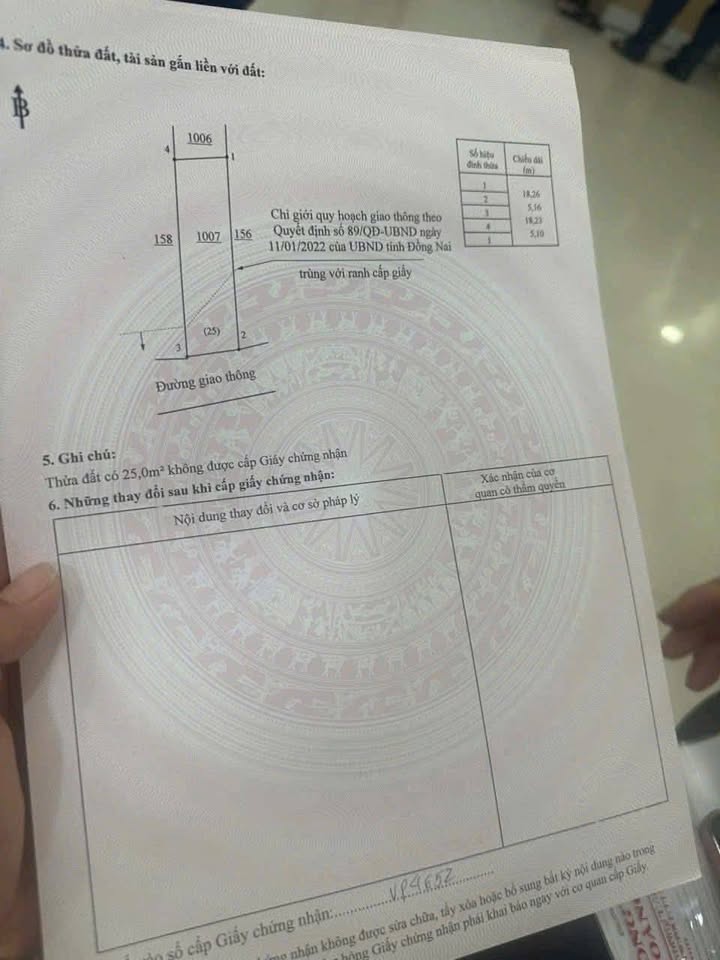 Đất nền Trảng Dài, Biên Hòa 66m² giá 1.799 tỷ - Sổ đỏ chính chủ, vị trí đẹp!