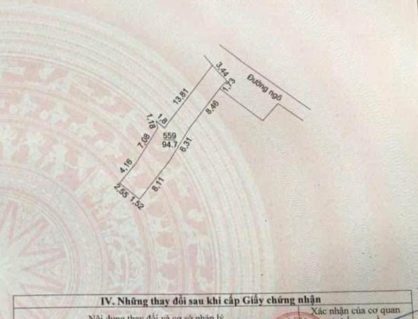Bán lô đất Phường Hoàng Văn Thụ, Bắc Ninh 95m² giá 2 tỷ - Đường ô tô vào tận nơi!