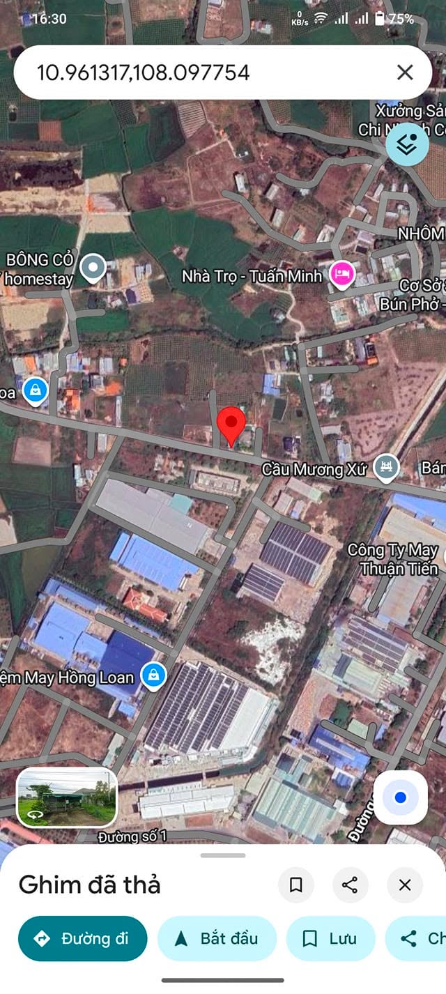 Đất thổ cư đường nhựa xã Hàm Liêm 150m² giá 3.3 tỷ - Đối diện khu công nghiệp!