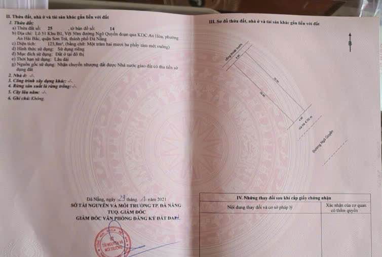 Nhà phố Ngô Quyền, Sơn Trà, Đà Nẵng 124m² giá 11.5 tỷ - Cơ hội đầu tư hiếm có!