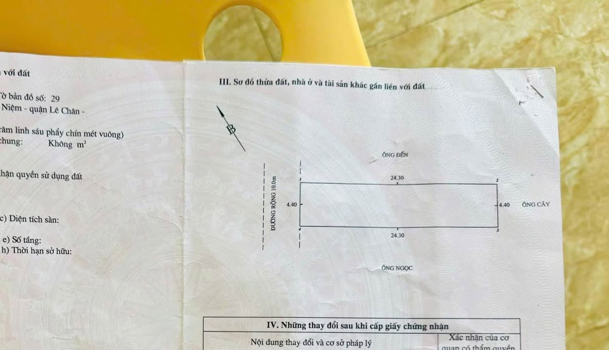 Đất mặt đường Khúc Thừa Dụ, Lê Chân, Hải Phòng 109m² giá 8.72 tỷ - Vị trí đắc địa, kinh doanh thuận lợi!